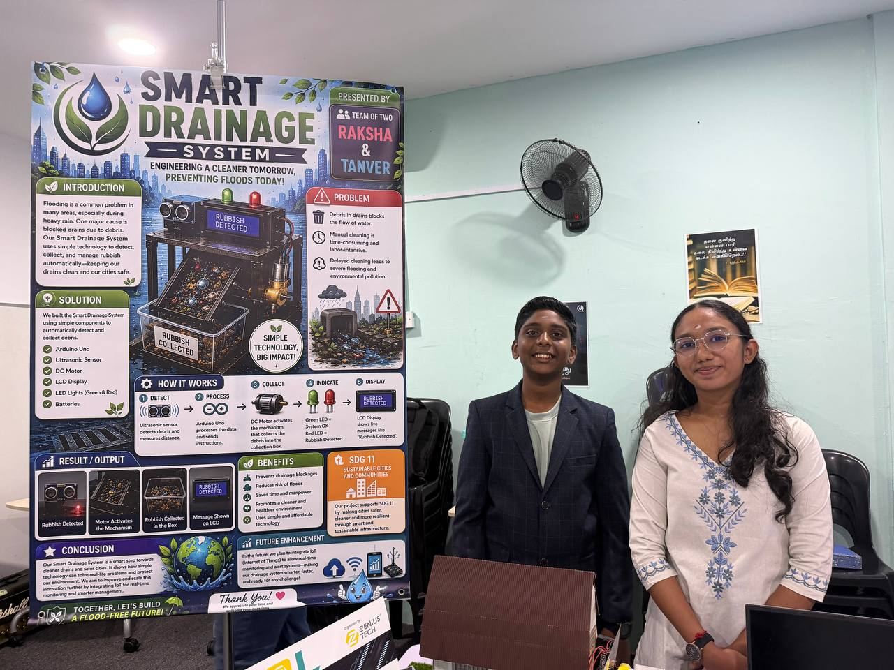 Students showcasing their projects to Malaysia's Minister of Digital, 2026